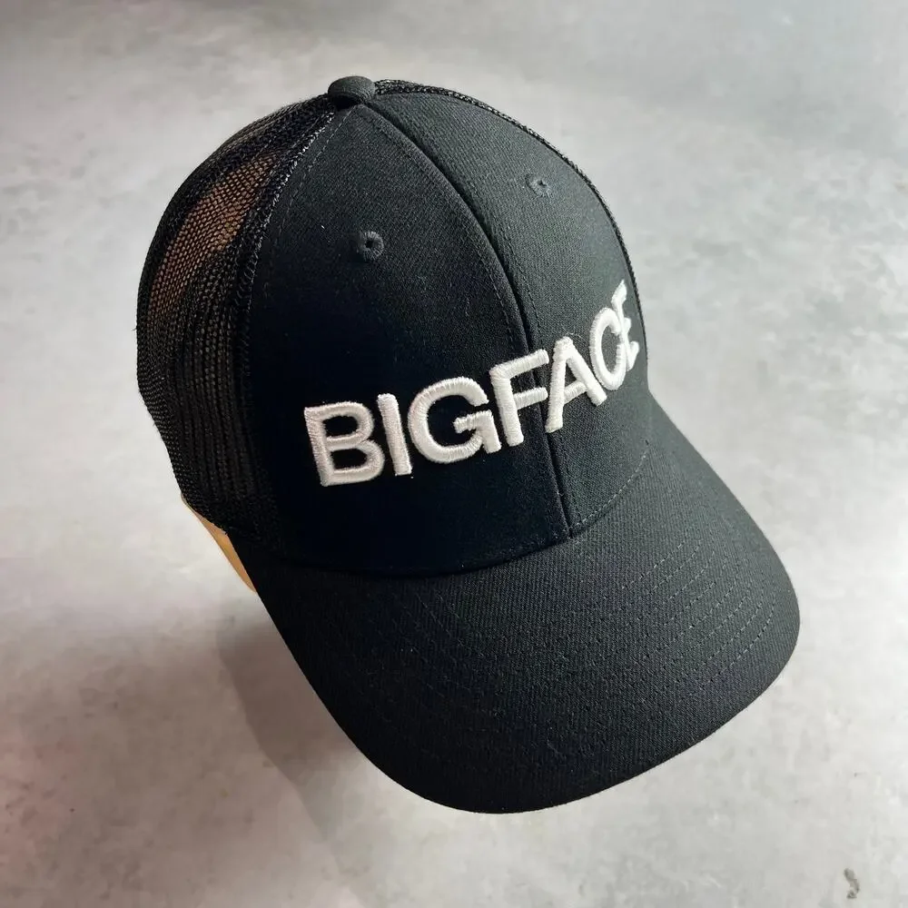 BIGFACE Coffee Black Trucker SnapBack Black Hat Cap Jimmy Butler NWT